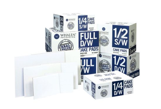 W PACKAGING - White Kraft Double Wall Cake Pads