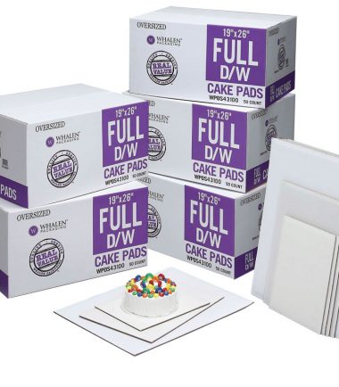 W PACKAGING - White Kraft Double Wall Oversized Cake Pads