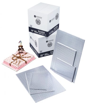 W PACKAGING - Silver Double Wall Sheet Wrap Arounds - Bakery Packaging - Baker's Buddy Supplies