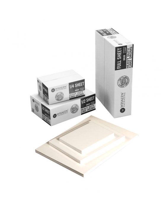 W PACKAGING - White Sheet Drums B-Flute C-Flute - Bakery Packaging - Baker's Buddy Supplies